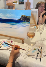 Mobile Paint and Sip Class