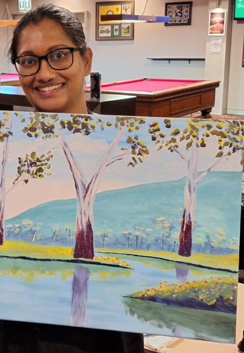 Mobile Paint and Sip Class - Central West NSW