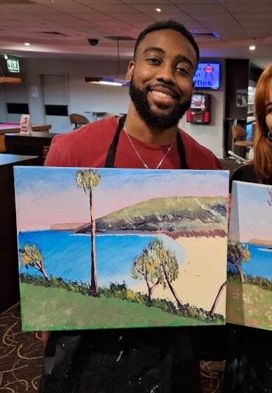 Mobile Paint and Sip Class - Central West NSW