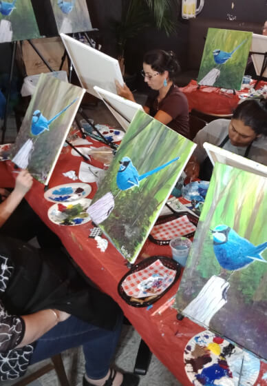 Mobile Paint and Sip Class - Central West NSW