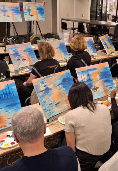 Mobile Paint and Sip Class - Central West NSW