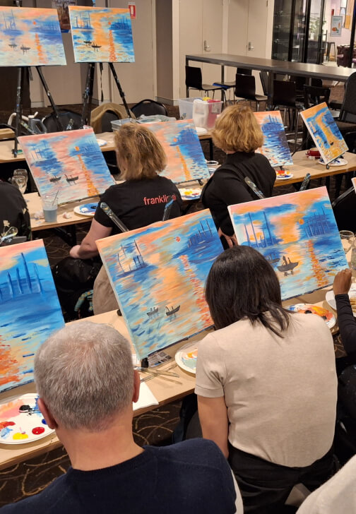 Mobile Paint and Sip Class - Central West NSW