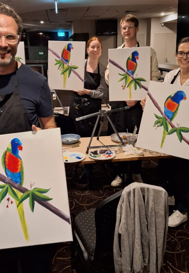 Mobile Paint and Sip Class - Central West NSW