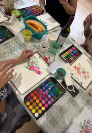 Mobile Paint and Sip Class