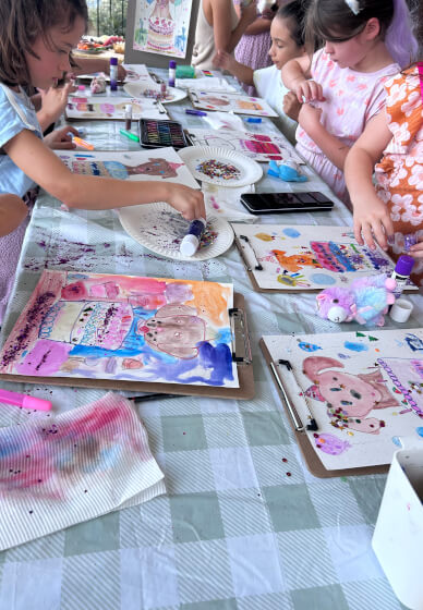 Mobile Paint and Sip Class