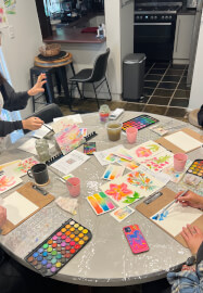 Mobile Paint and Sip Class