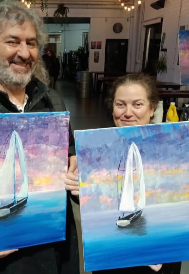 Mobile Paint and Sip Class Mudgee
