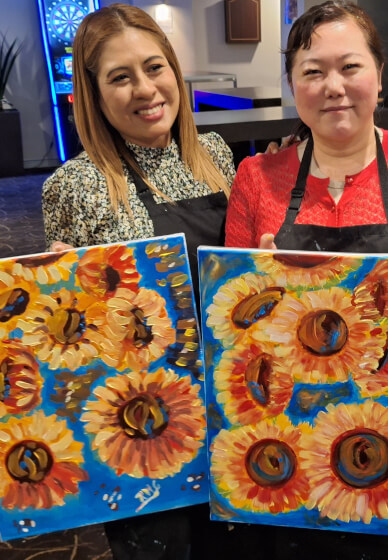 Mobile Paint and Sip Class Orange