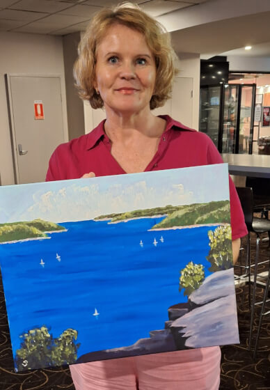 Mobile Paint and Sip Class Orange