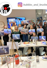 Mobile Paint and Sip Class