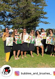 Mobile Paint and Sip Class