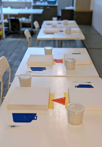 Mobile Textured Art Workshop