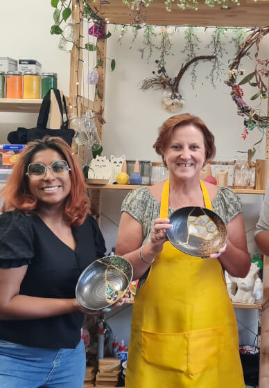 Modern Artistic Kintsugi Workshop for Beginners