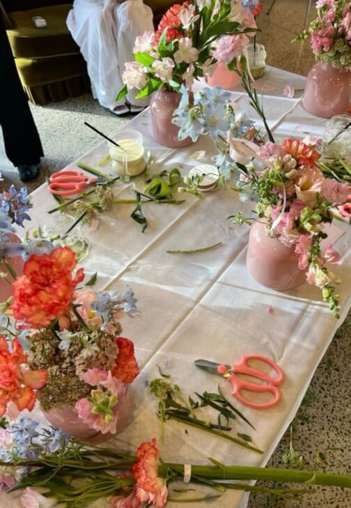 Monet-inspired Flower Arrangement Workshop