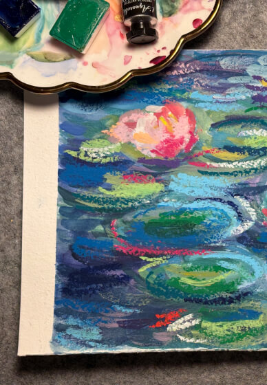 Monet-Inspired Water Lily Painting Workshop for Beginners