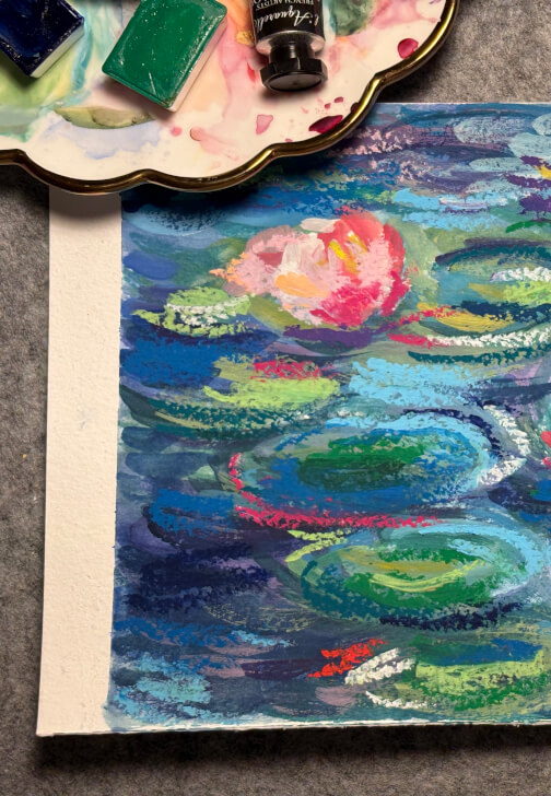Monet-Inspired Water Lily Painting Workshop for Beginners