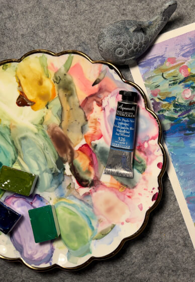Monet-Inspired Water Lily Painting Workshop for Beginners