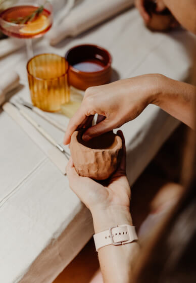 Morning Pottery Mug Making Class