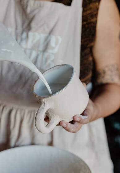 Morning Pottery Mug Making Class