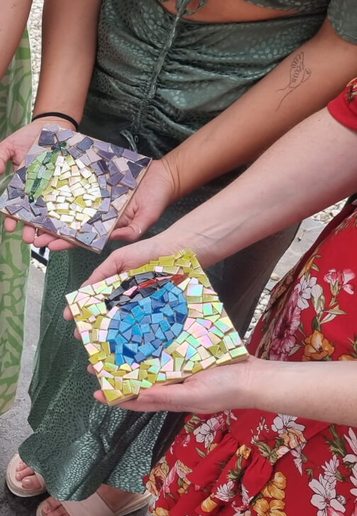 Mosaic Art Studio Class