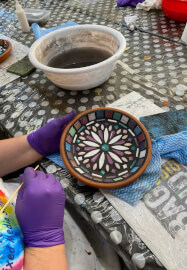 Mosaic Bee Bath Workshop