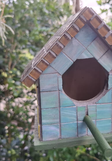 Mosaic Birdhouse Workshop