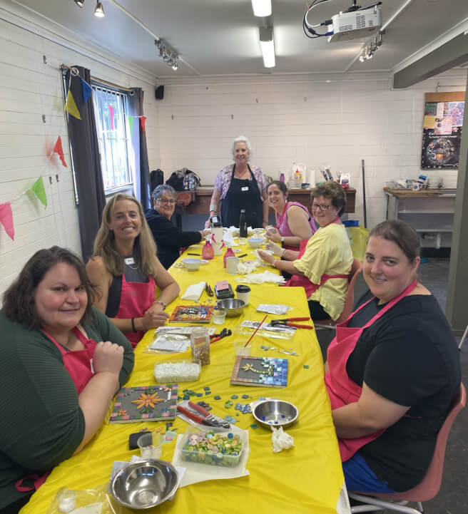 Mosaic Butterfly Garden Wall Hanging Workshop