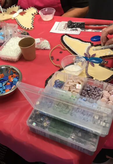 Mosaic Butterfly Garden Wall Hanging Workshop