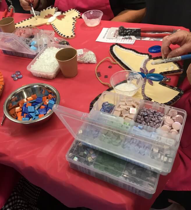 Mosaic Butterfly Garden Wall Hanging Workshop