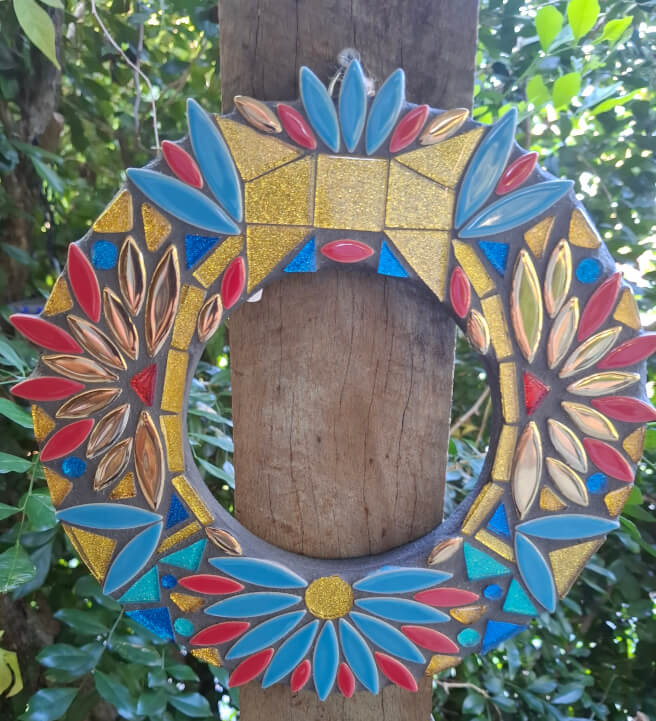 Mosaic Christmas Wreath Workshop