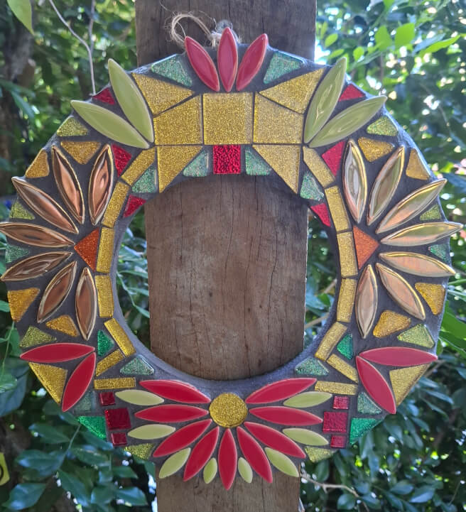 Mosaic Christmas Wreath Workshop
