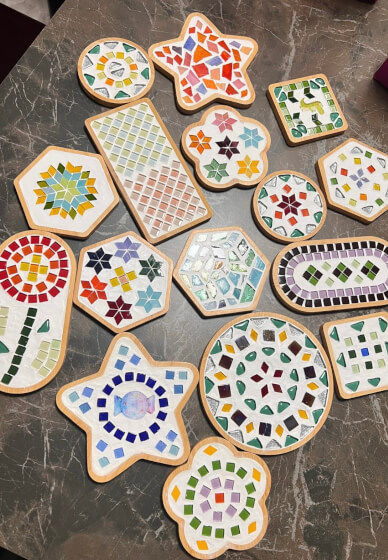 Mosaic Coaster Workshop: Create Your Own Colourful Masterpiece
