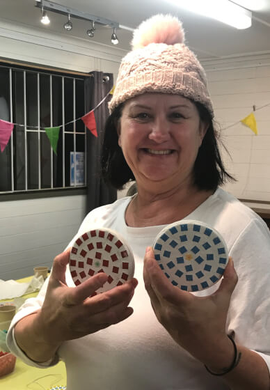 Mosaic Coasters Workshop