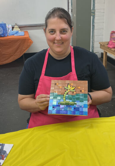 Mosaic Garden Wall Hanging Workshop