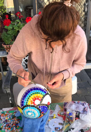 Mosaic Gazing Ball – One-on-One Class