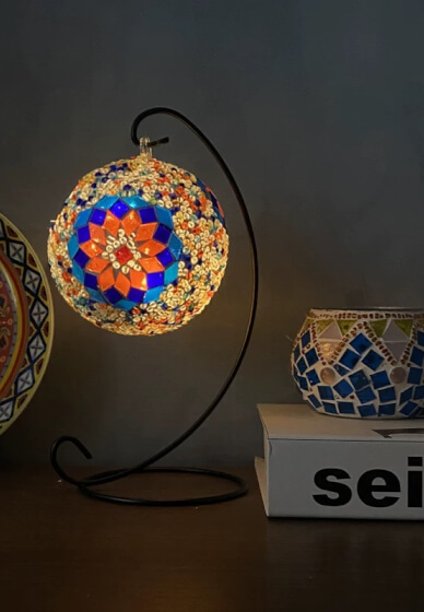 Mosaic Lamp Making Class