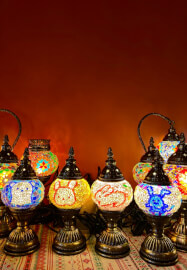 Mosaic Lamp Making Class