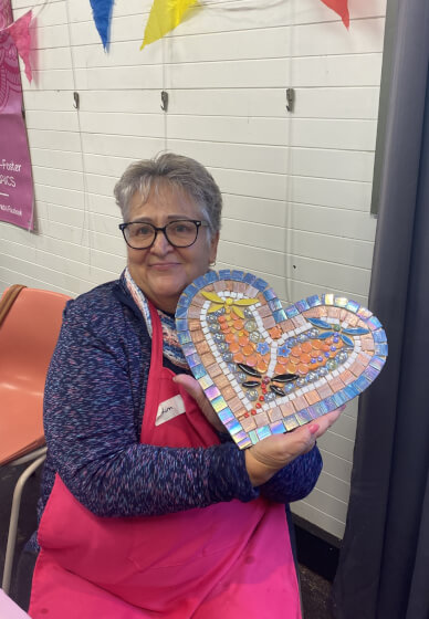 Mosaic Mandala / Butterfly / Flower / Heart Wall Hanging Class