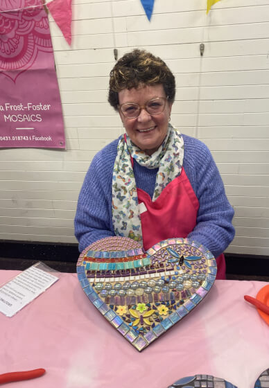 Mosaic Mandala / Butterfly / Flower / Heart Wall Hanging Class