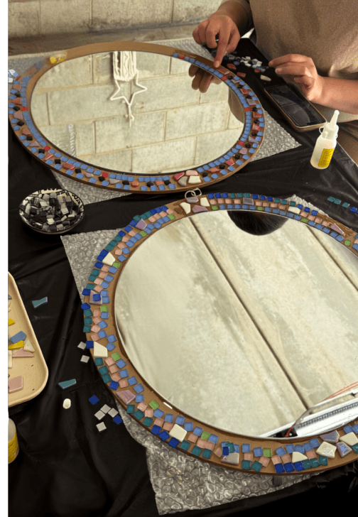 Mosaic Mirror Workshop