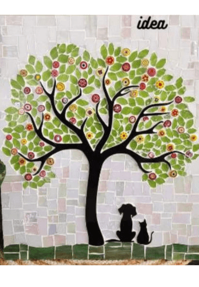 Mosaic Tree of Love Art Class