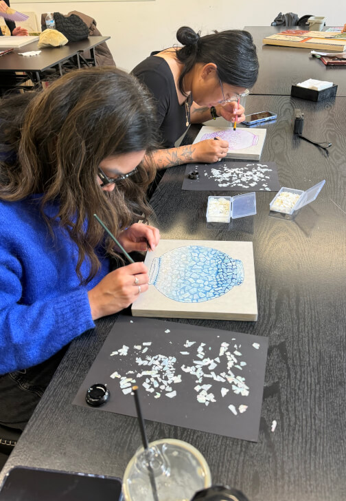 Mother-of-Pearl Moon Jar Painting Workshop