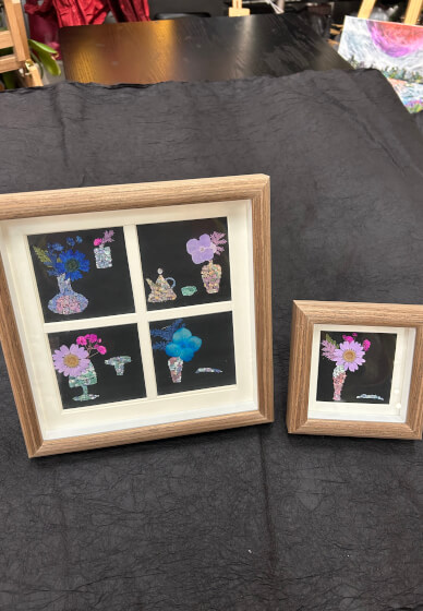 Mother of Pearl Pressed Flower Framed Art Workshop