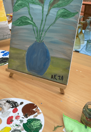 Mothers' Day Bouquet Paint and Sip Event