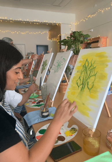 Mothers' Day Bouquet Paint and Sip Event