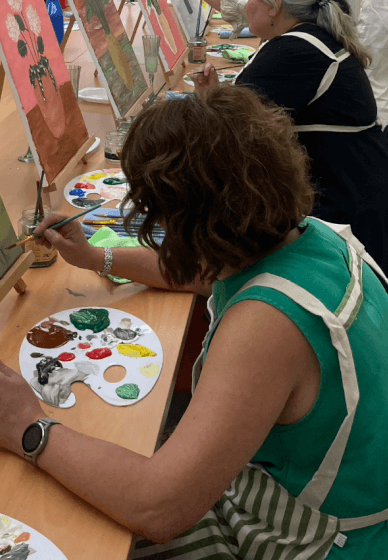 Mothers' Day Bouquet Paint and Sip Event