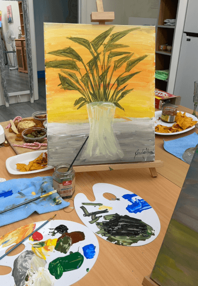 Mothers' Day Bouquet Paint and Sip Event