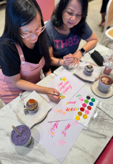 Mother's Day Calligraphy and Watercolour Workshop