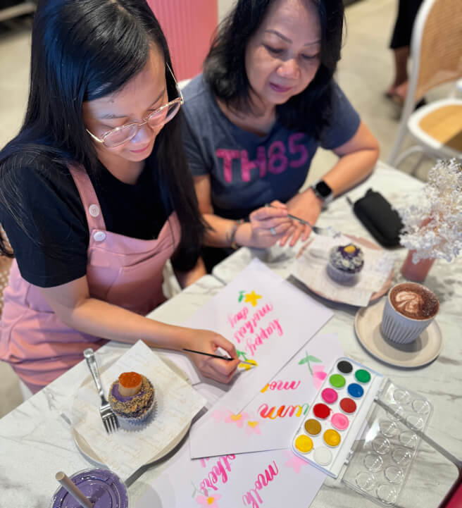 Mother's Day Calligraphy and Watercolour Workshop