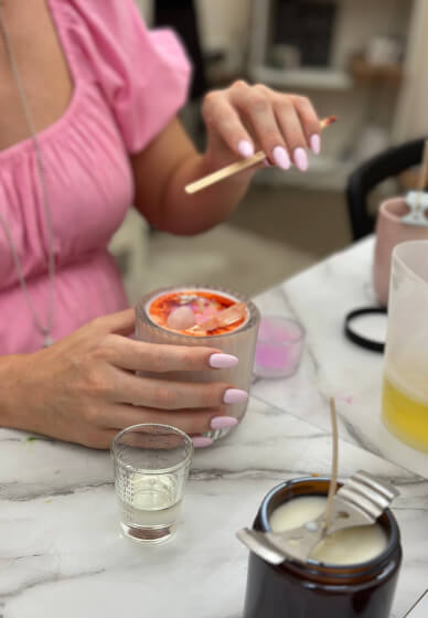 Mothers Day Candle Making and Diffuser Workshop
